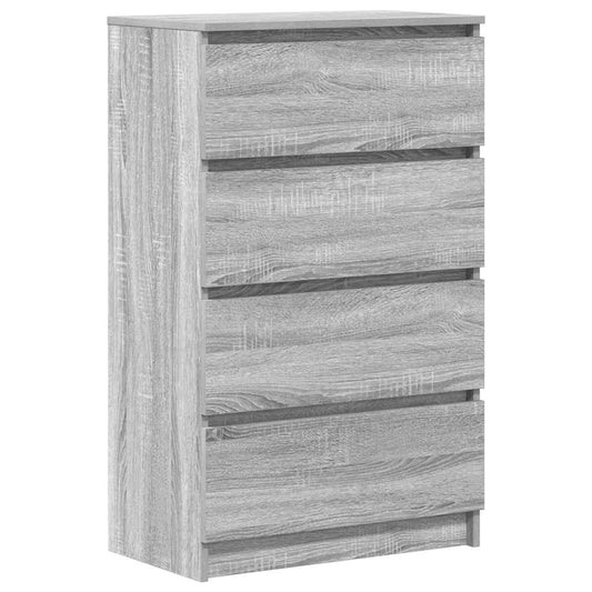 Sideboard Grau Sonoma 60x35x98,5 cm Holzwerkstoff