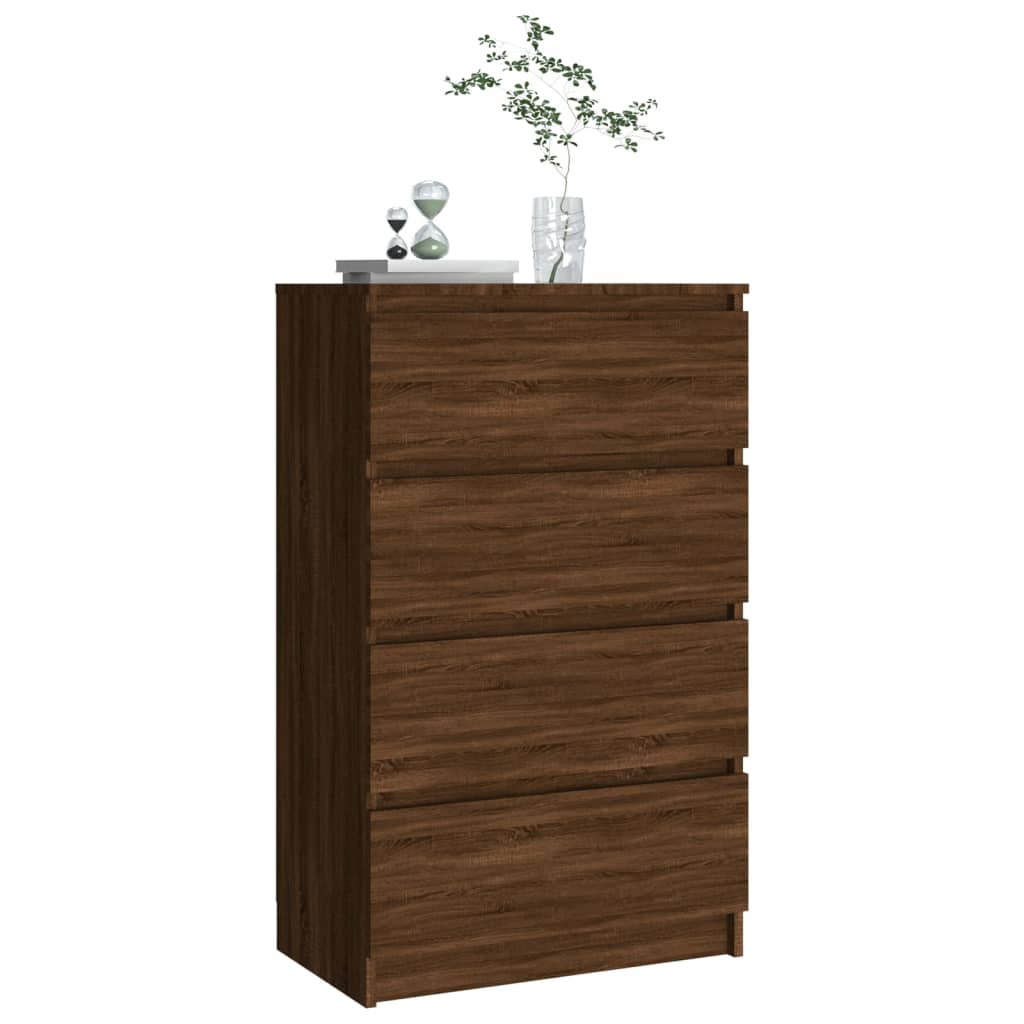 Skænk Brun Eg Look 60x35x98,5 cm Træmateriale