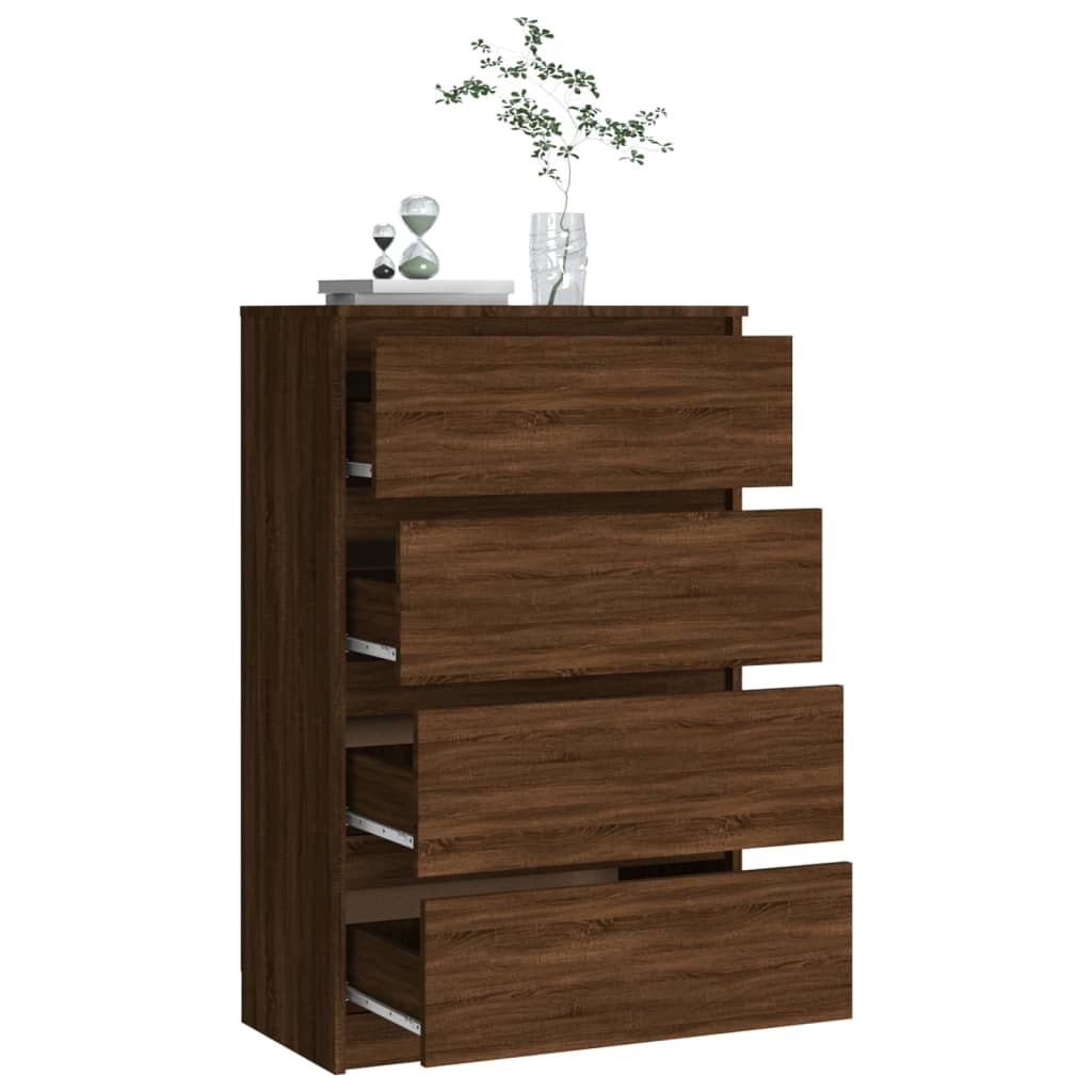 Skænk Brun Eg Look 60x35x98,5 cm Træmateriale