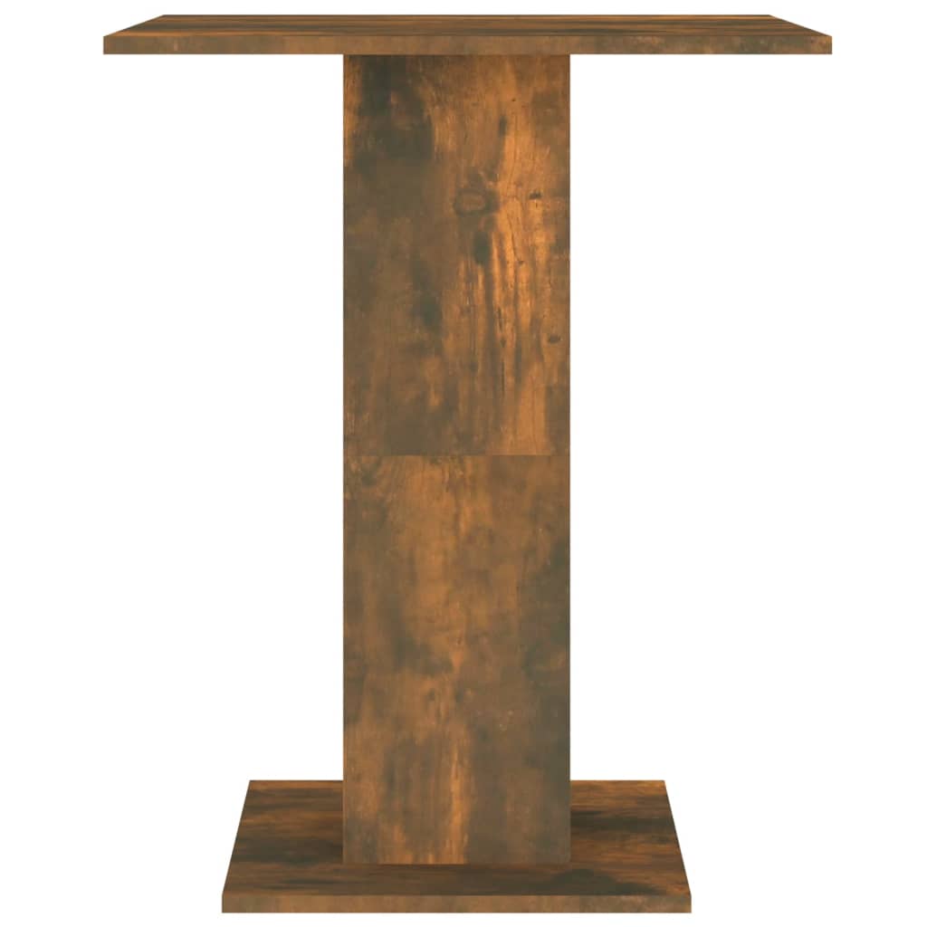 Bistrotisch Räuchereiche 60x60x75 cm Holzwerkstoff
