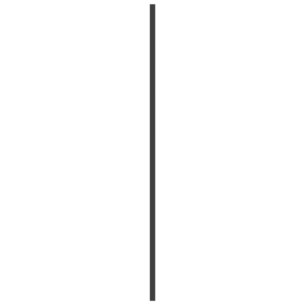 Badekar foldevæg 3-delt 130x130 cm ESG Sort