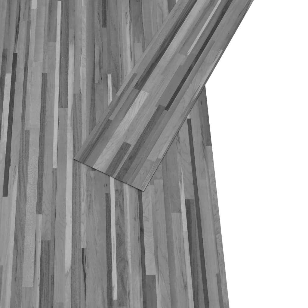 PVC Fliser Selvklæbende 2,51 m² 2 mm Stribet Grå