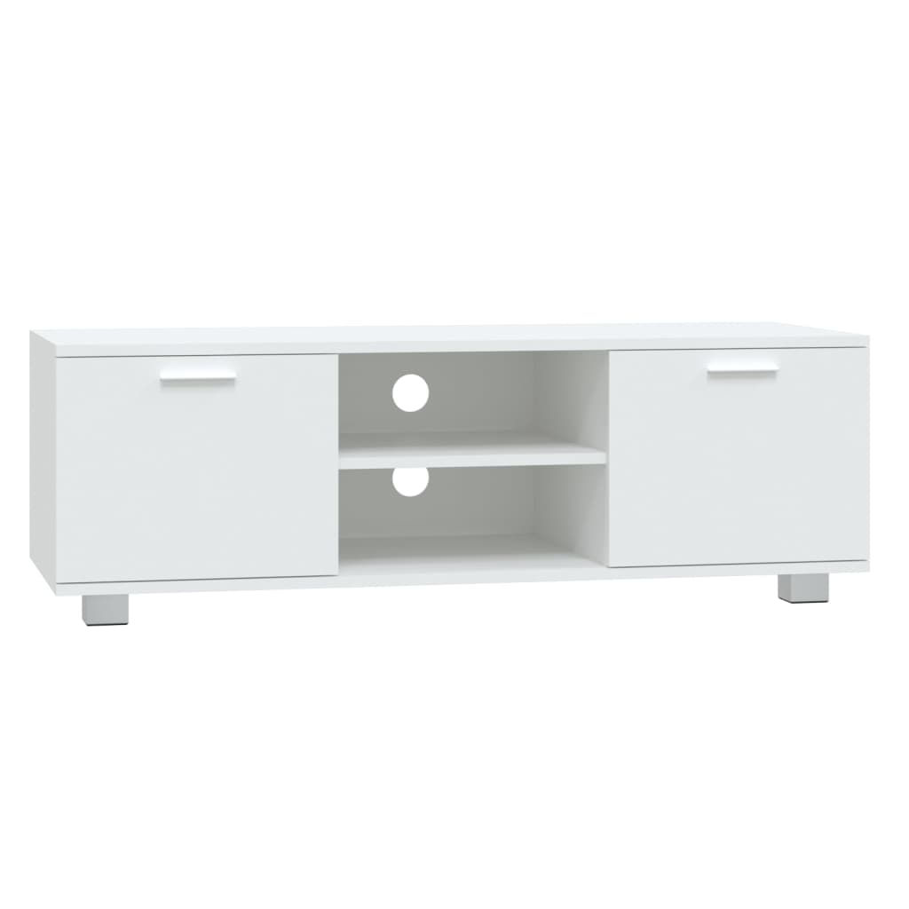 TV-skab Hvid 120x40,5x35 cm Træ Materiale