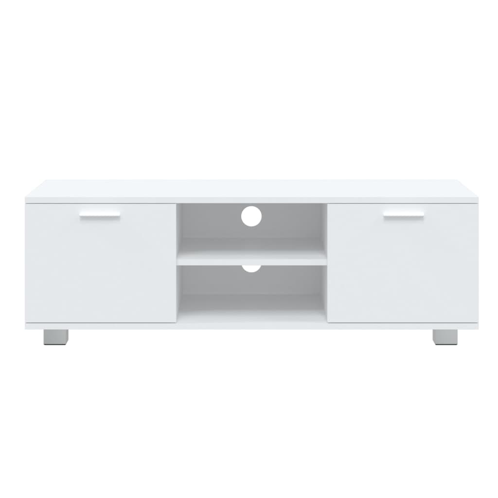 TV-skab Hvid 120x40,5x35 cm Træ Materiale