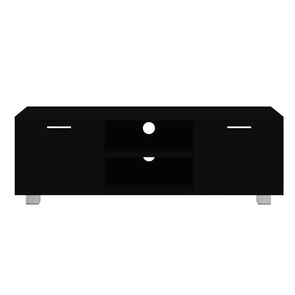 TV-skab Sort 120x40,5x35 cm Træ Materiale