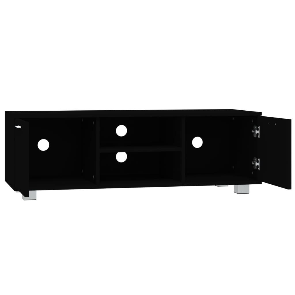 TV-skab Sort 120x40,5x35 cm Træ Materiale