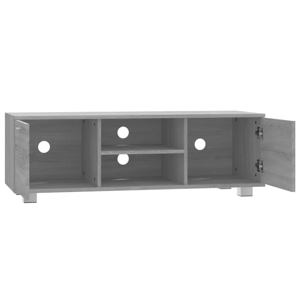 TV-skab Grå Sonoma 120x40,5x35 cm Træ Materiale
