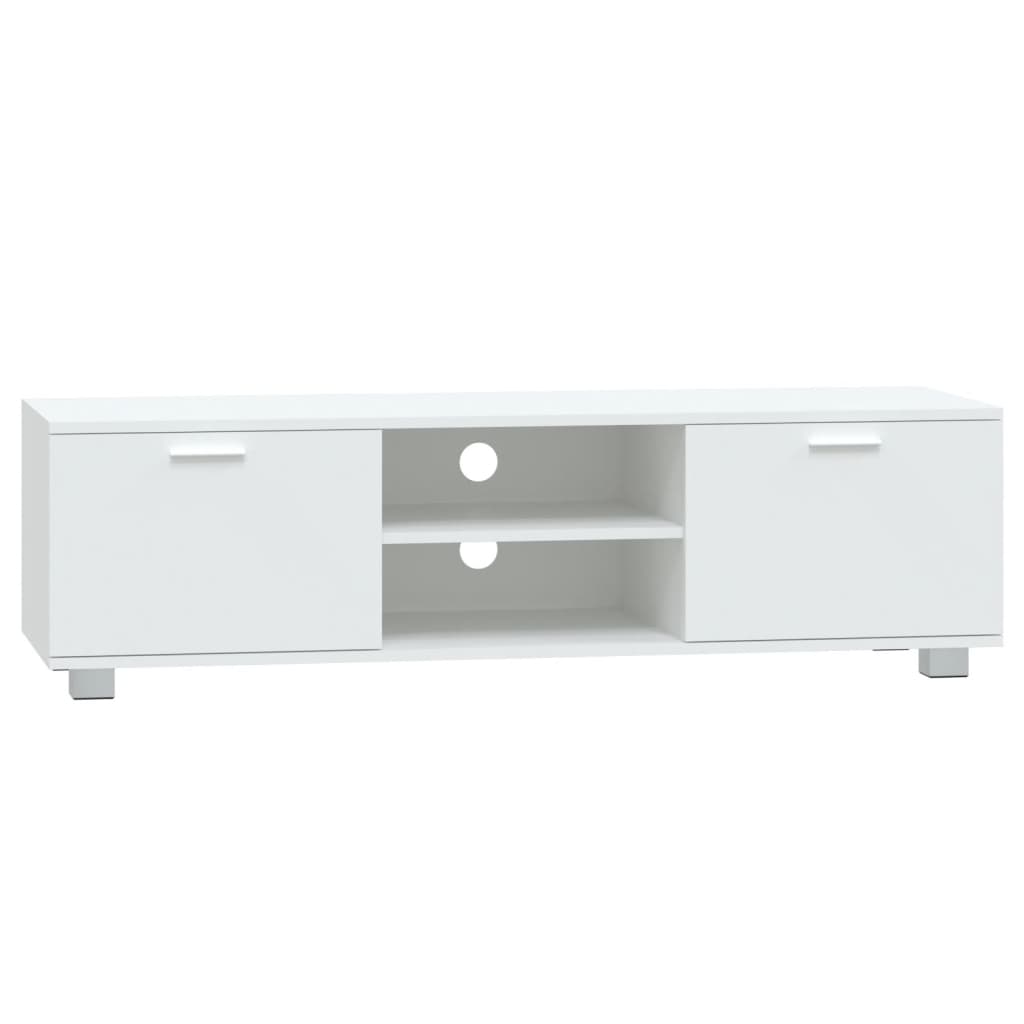 TV-skab Hvid 140x40,5x35 cm Træ Materiale