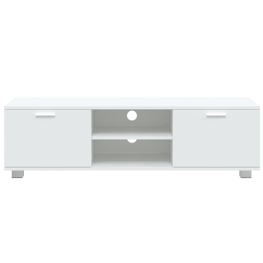 TV-skab Hvid 140x40,5x35 cm Træ Materiale
