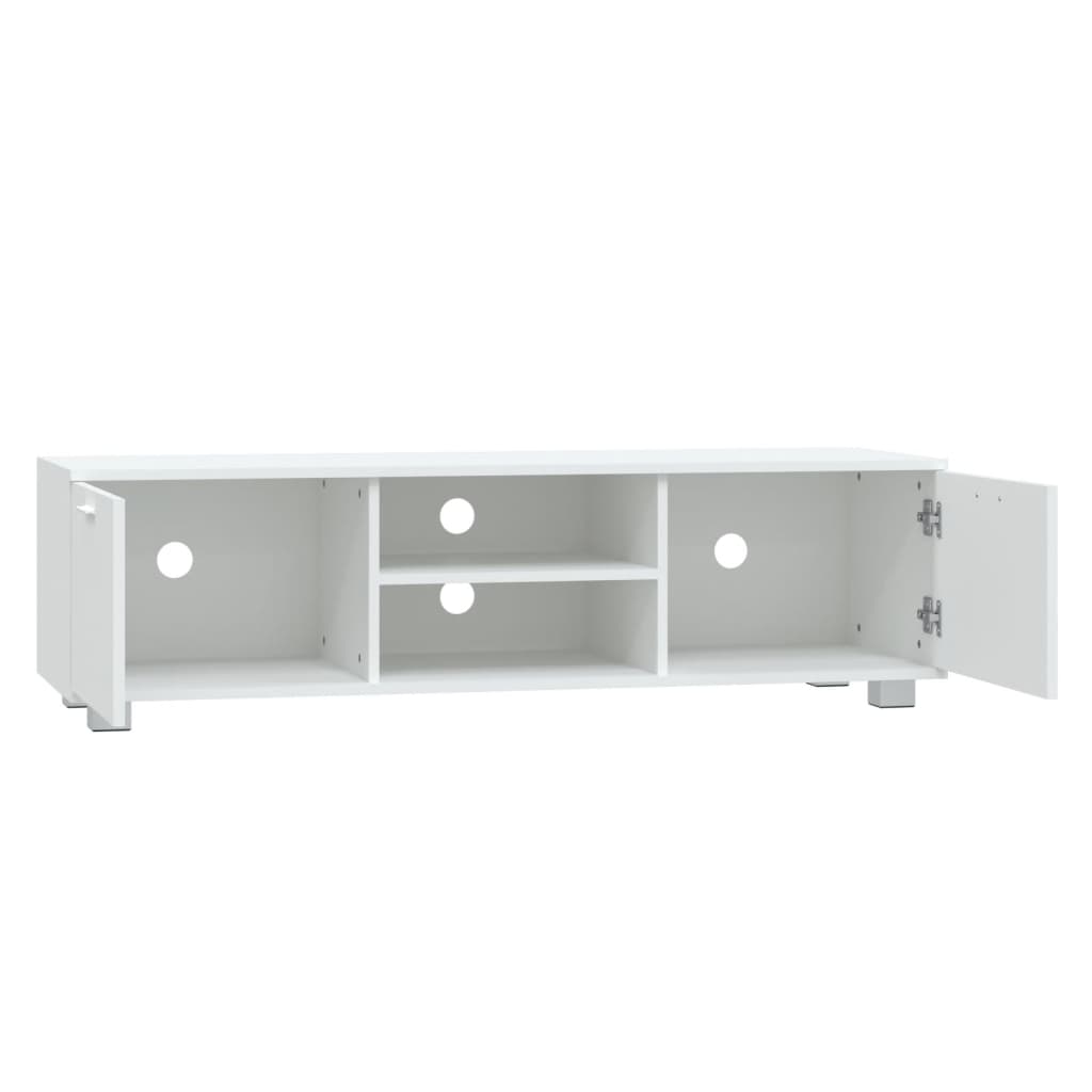 TV-skab Hvid 140x40,5x35 cm Træ Materiale
