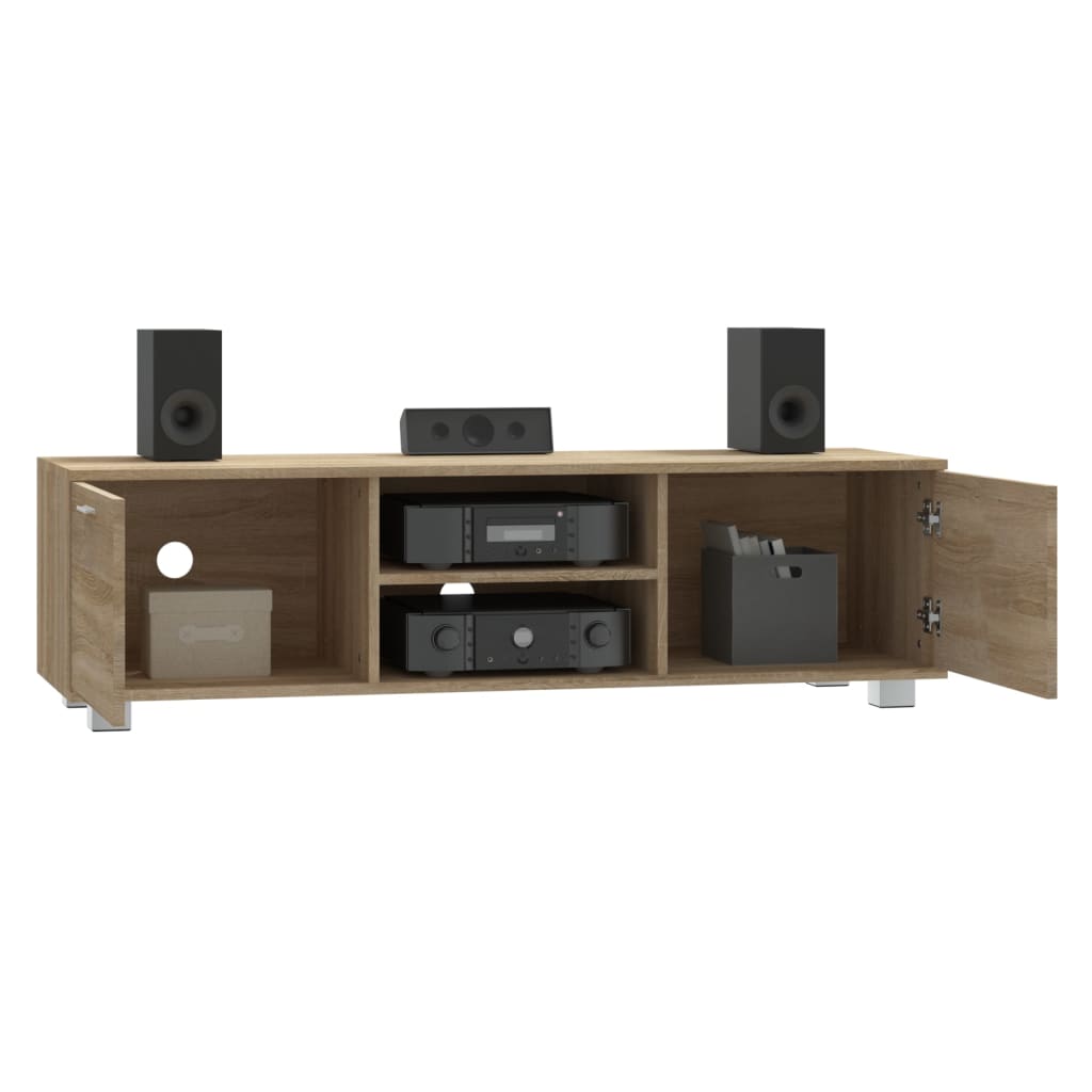 Tv-møbel Sonoma eg 140x40,5x35 cm træmateriale