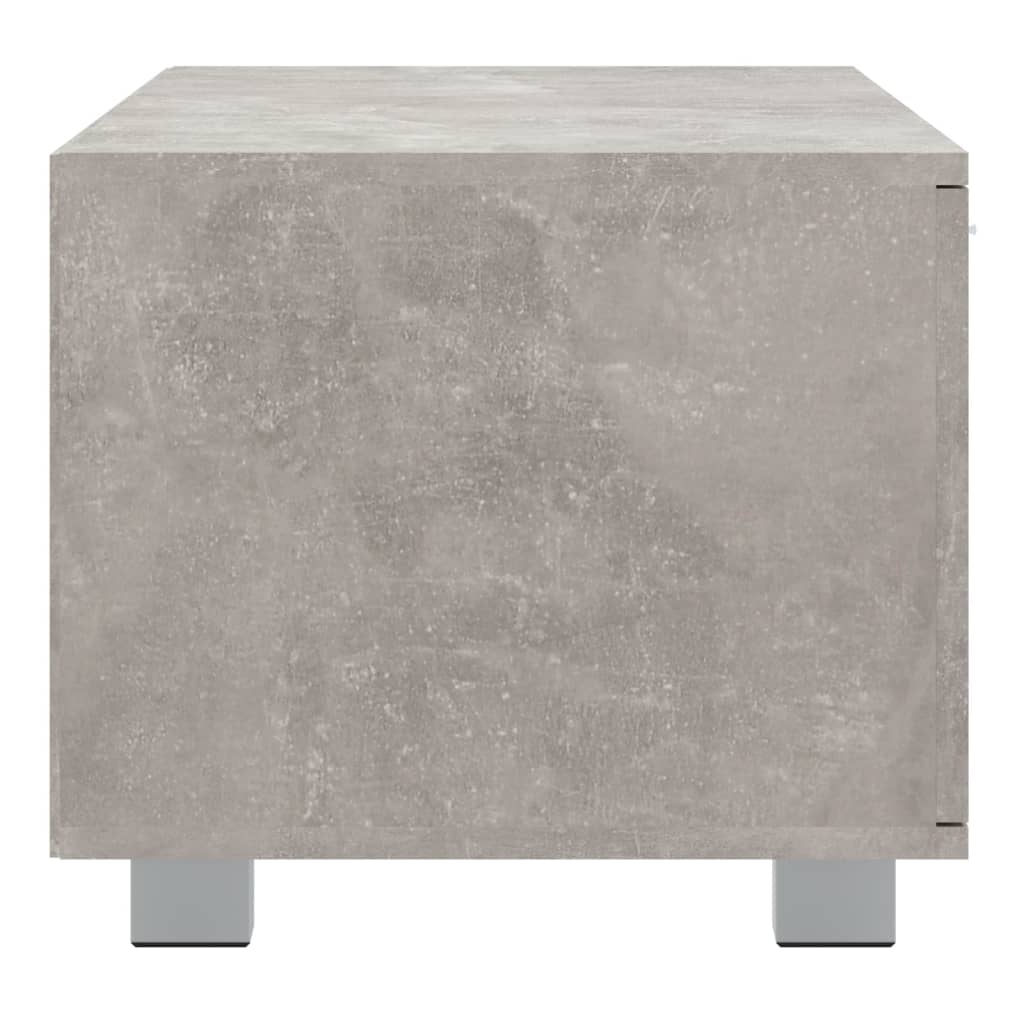 TV-møbel betongrå 140x40,5x35 cm træmateriale