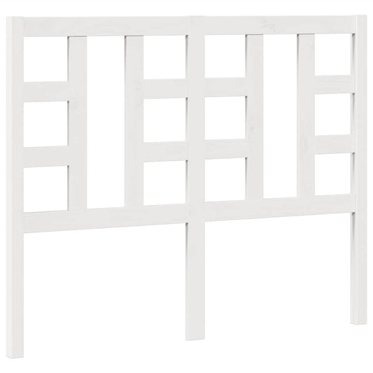 Kopfteil Weiß 126x4x100 cm Massivholz Kiefer