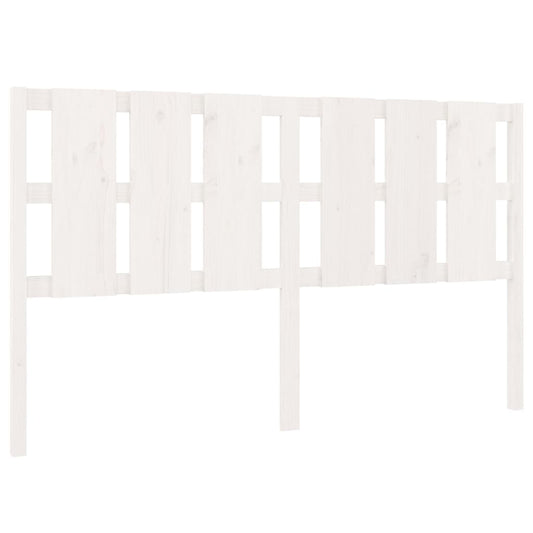 Kopfteil Weiß 185,5x4x100 cm Massivholz Kiefer