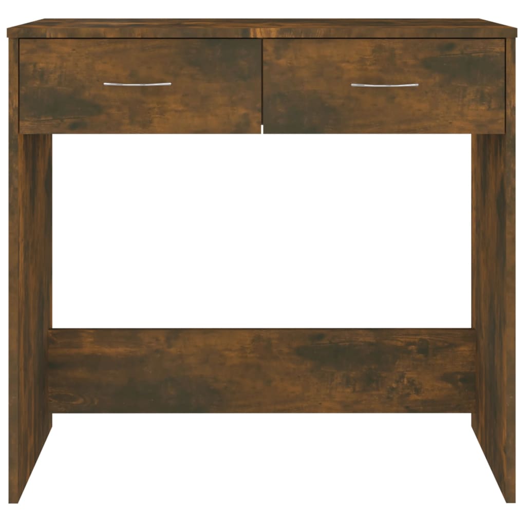 Skrivebord Røget Eg 80x40x75 cm Træmateriale