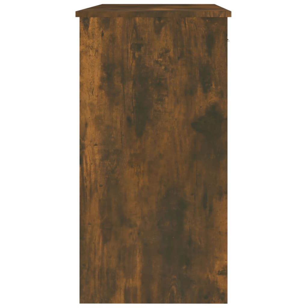 Skrivebord Røget Eg 80x40x75 cm Træmateriale