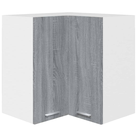 Eck-Hängeschrank Lyon Grau Sonoma 57x57x60 cm Holzwerkstoff