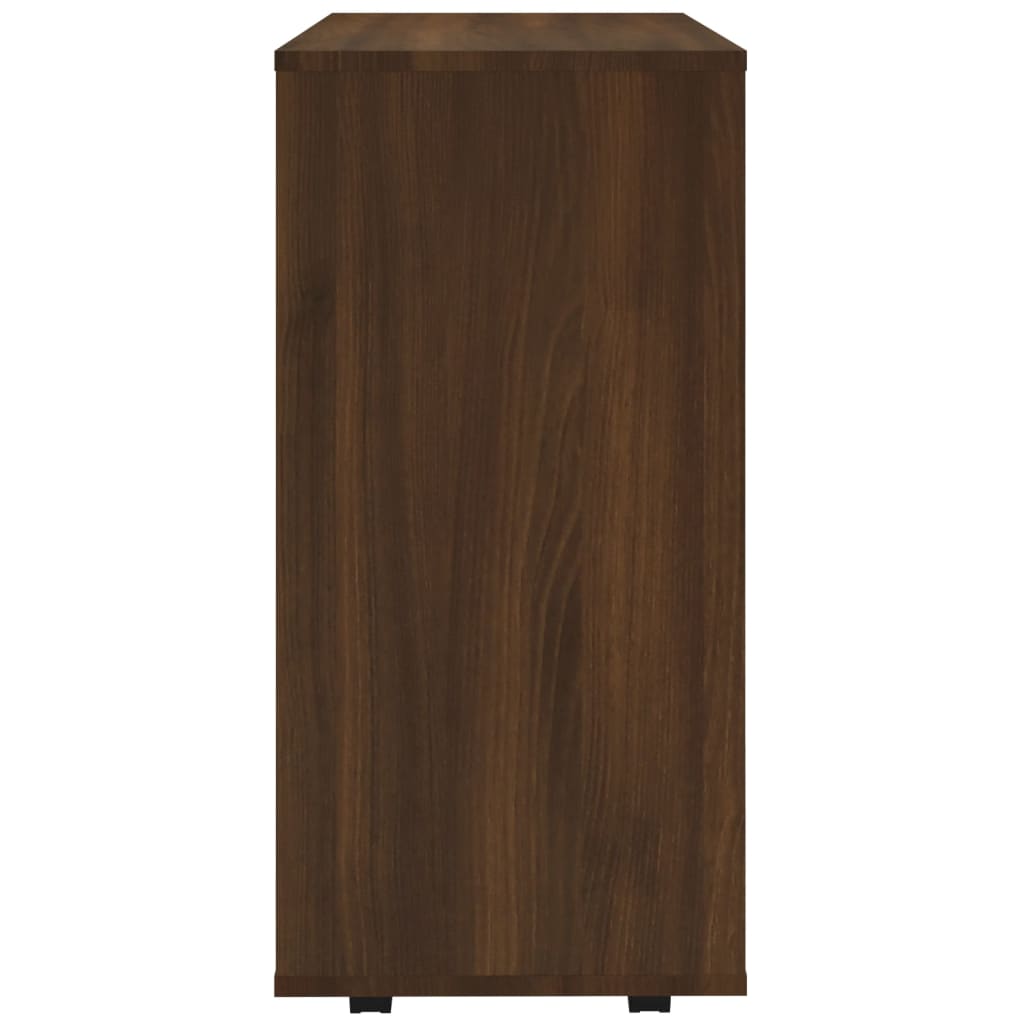 Rulleskab Brun Eg Look 60x35x75 cm Træmateriale