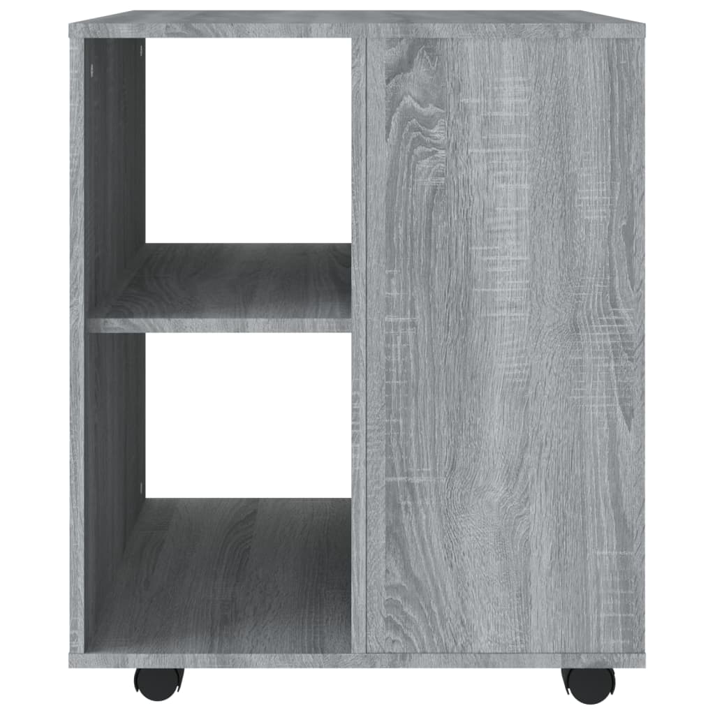Rulleskab Grå Sonoma 60x53x72 cm Træmateriale