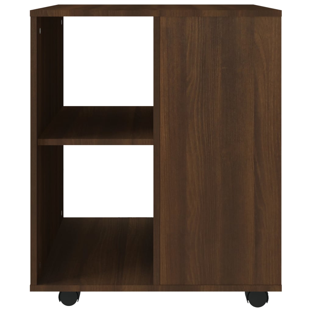 Rulleskab Brun Eg Look 60x53x72 cm Træmateriale