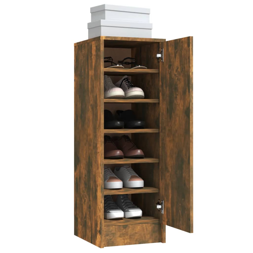 Skohylde røget eg 32x35x92 cm træmateriale