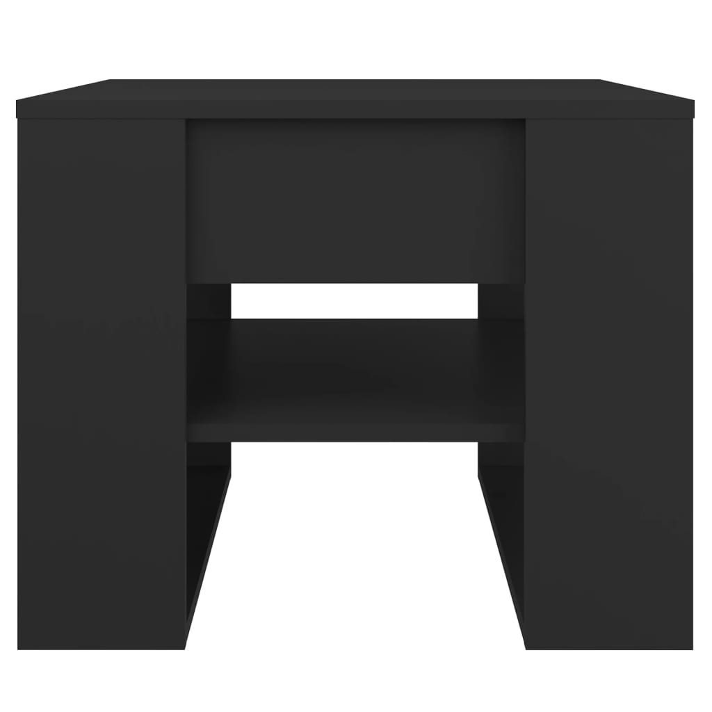 Sofabord Sort 55,5x55x45 cm Træ Materiale