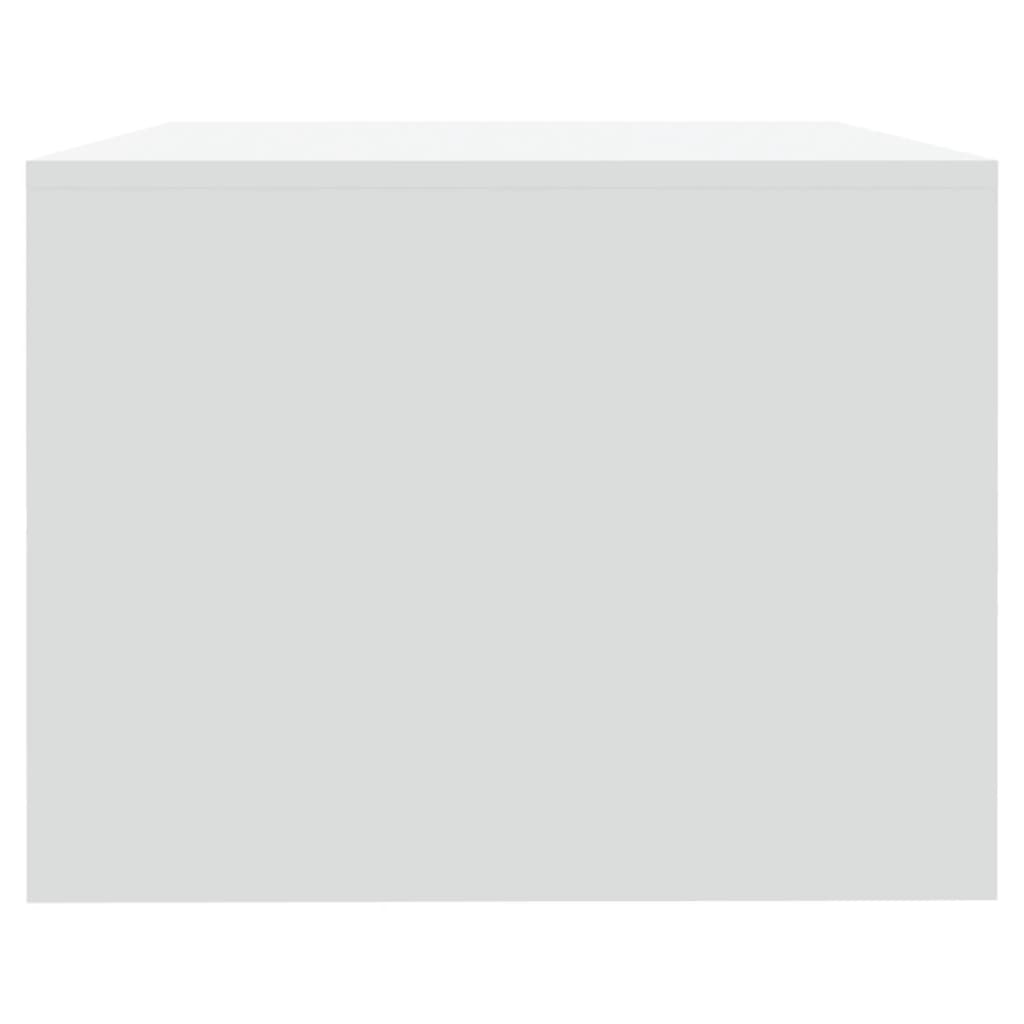 Sofabord Hvid 102x55x42 cm Træ Materiale