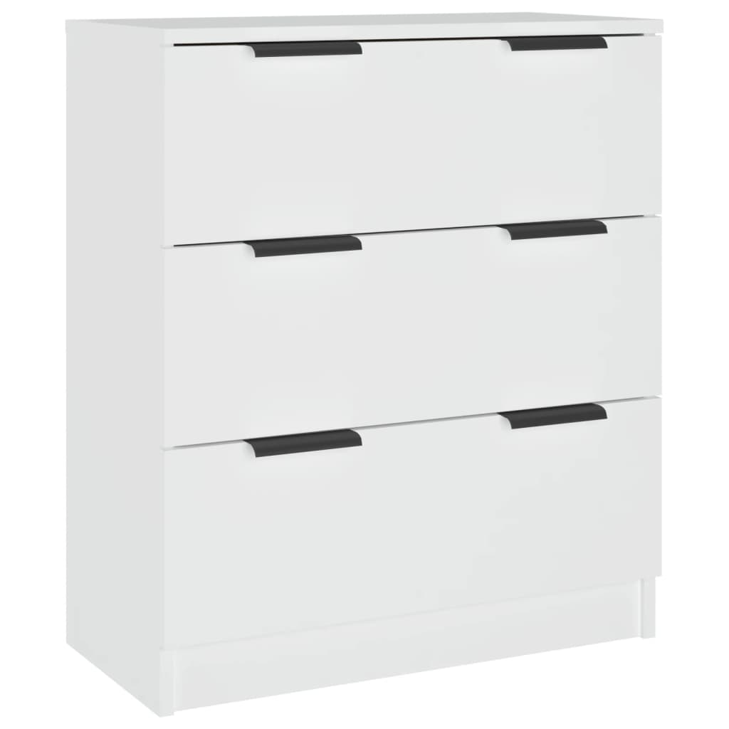 Skænk Hvid 60x30x70 cm Træ Materiale