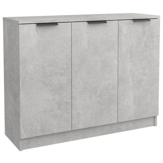 Sideboard Betongrau 90,5x30x70 cm Holzwerkstoff