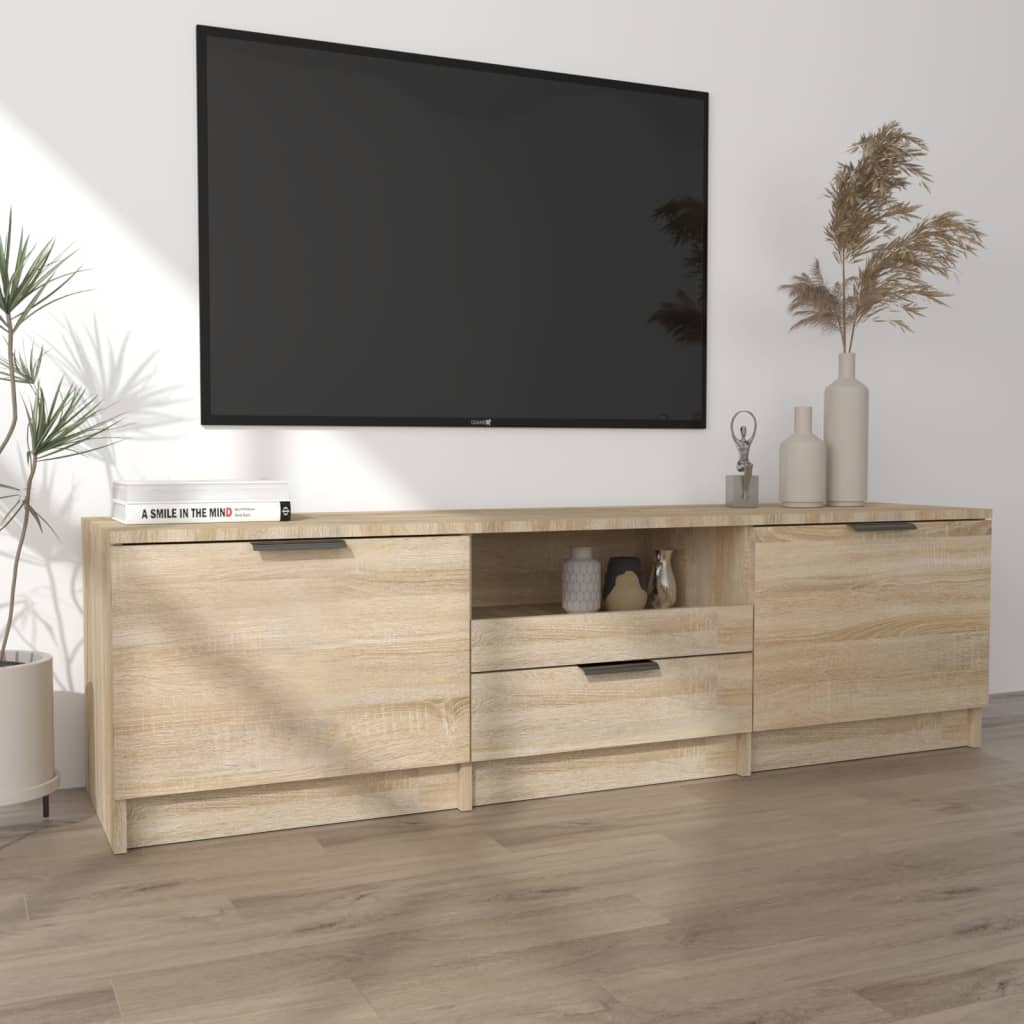 Tv-møbel Sonoma eg 140x35x40 cm træmateriale
