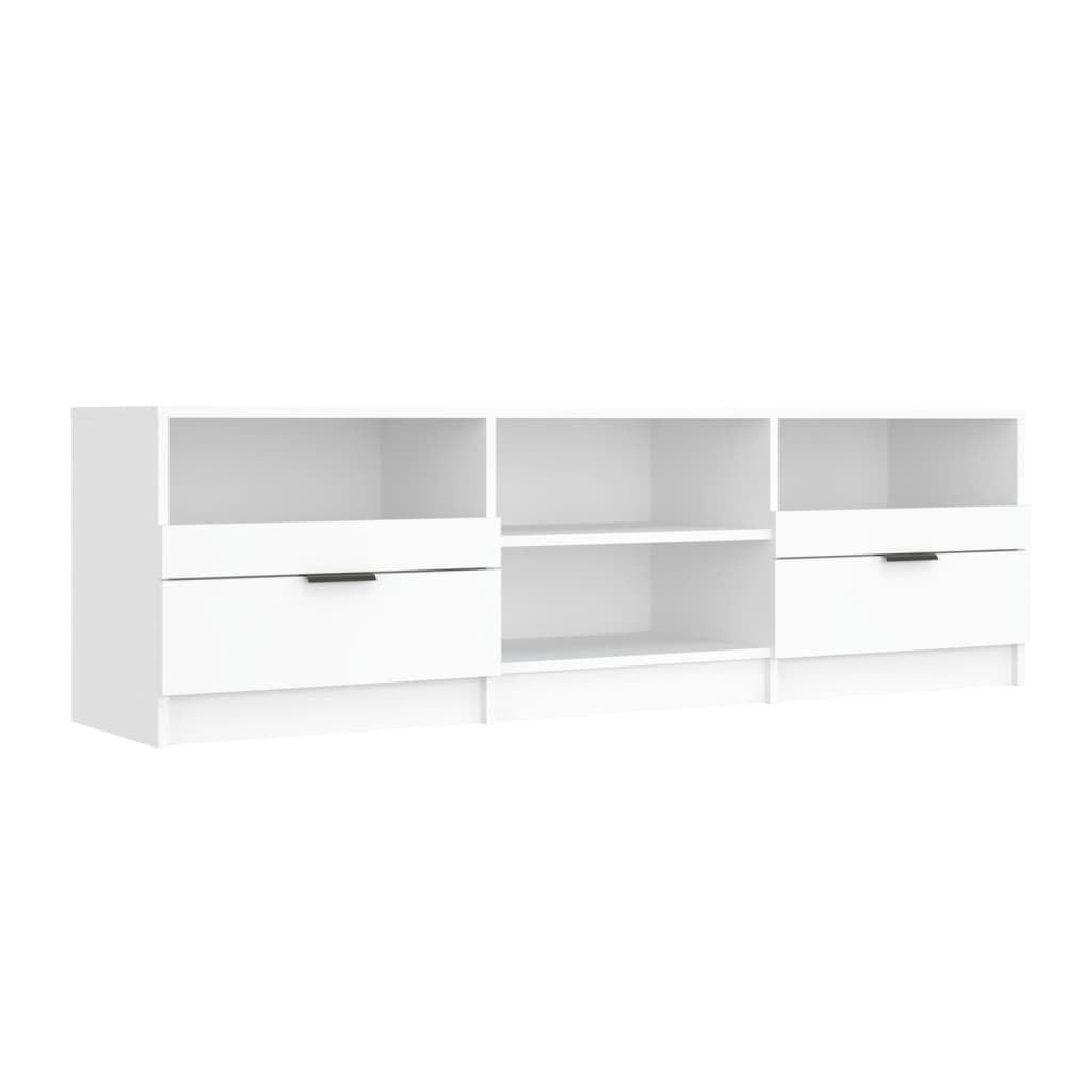 TV-skab Hvid 150x33,5x45 cm Træ Materiale