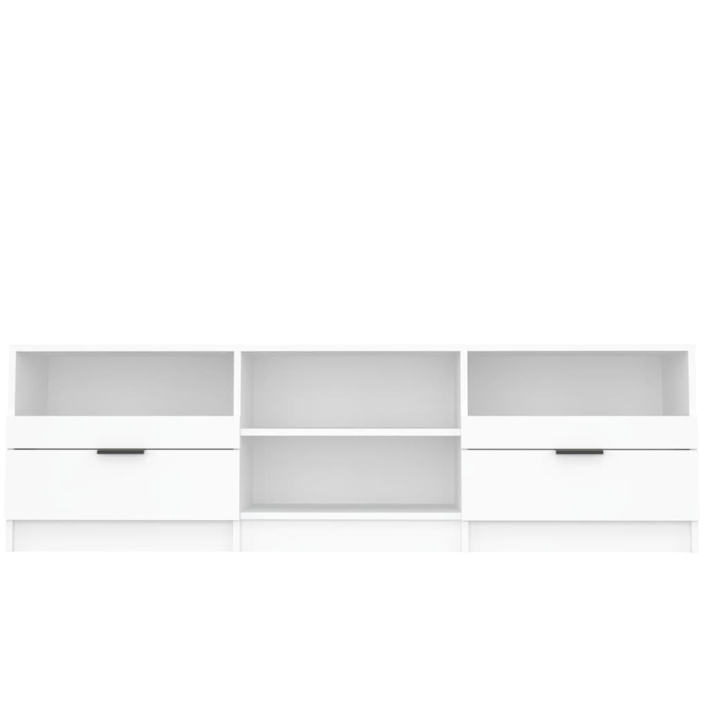 TV-skab Hvid 150x33,5x45 cm Træ Materiale