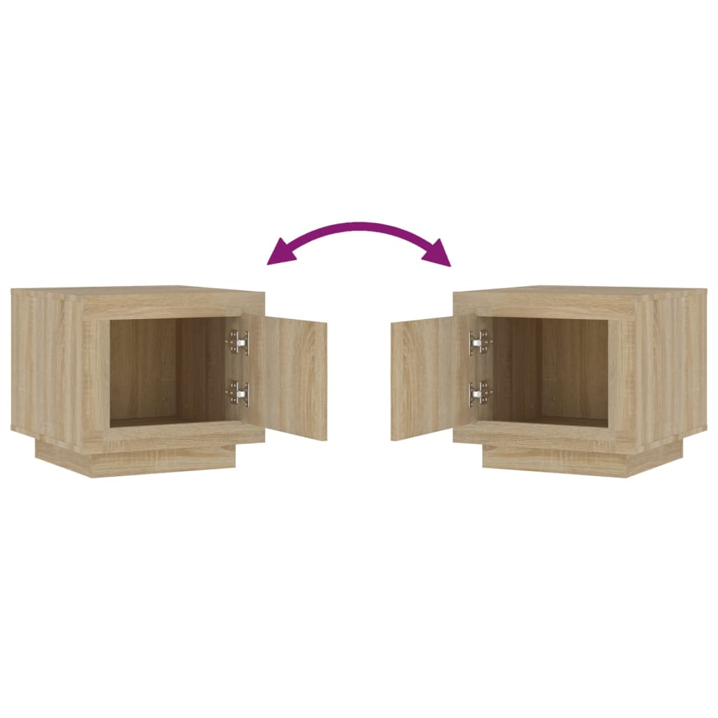 Couchtisch Sonoma-Eiche 51x50x45 cm Holzwerkstoff