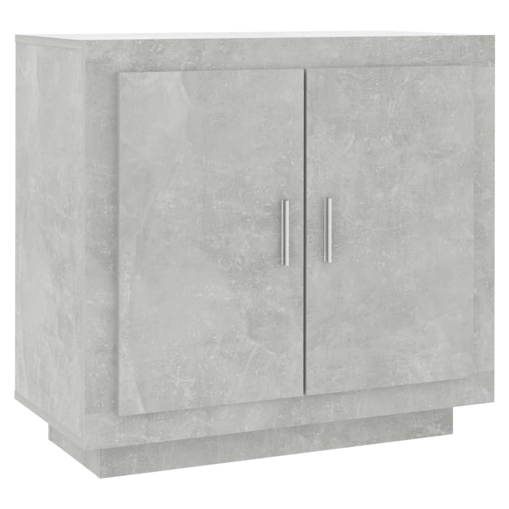 Skænk Beton Grå 80x40x75 cm Træmateriale
