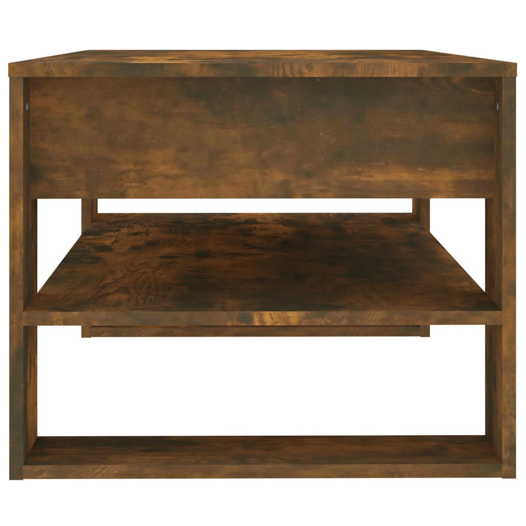 Sofabord røget eg 102x55x45 cm træmateriale