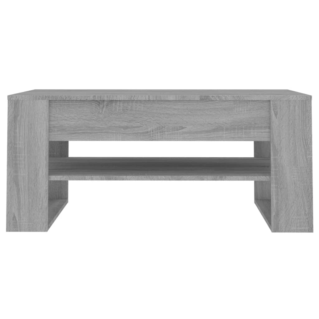 Sofabord Grå Sonoma 102x55x45 cm Træmateriale