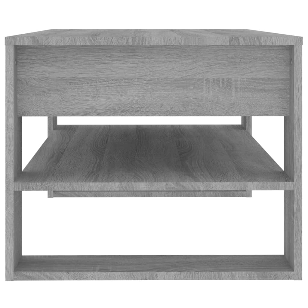 Sofabord Grå Sonoma 102x55x45 cm Træmateriale
