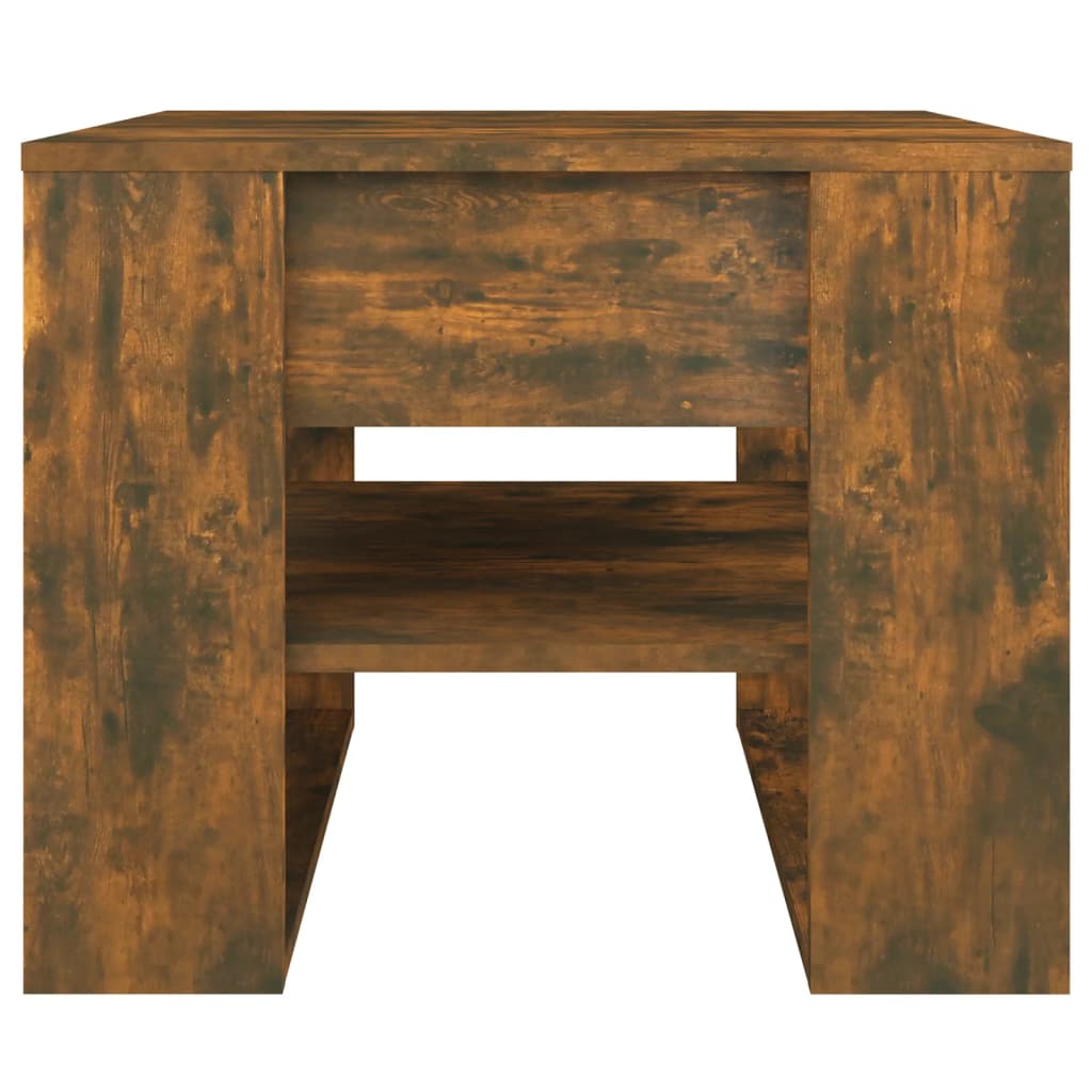 Sofabord røget eg 55,5x55x45 cm træmateriale