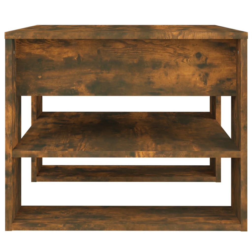 Sofabord røget eg 55,5x55x45 cm træmateriale