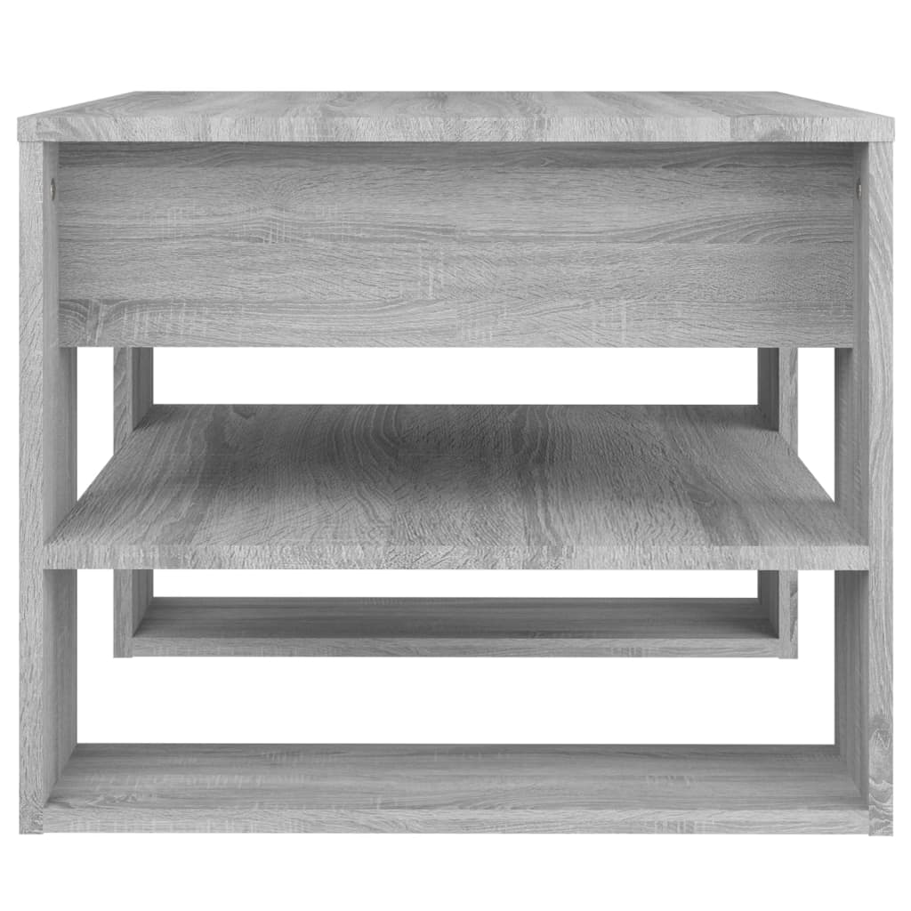 Sofabord gråt Sonoma 55,5x55x45 cm træmateriale