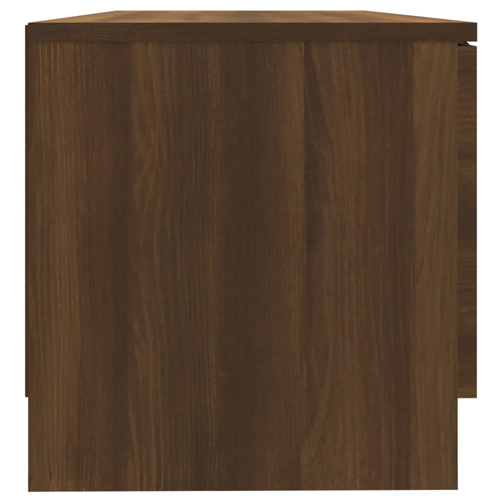 TV-Schrank Braun Eichen-Optik 80x35x36,5 cm Holzwerkstoff