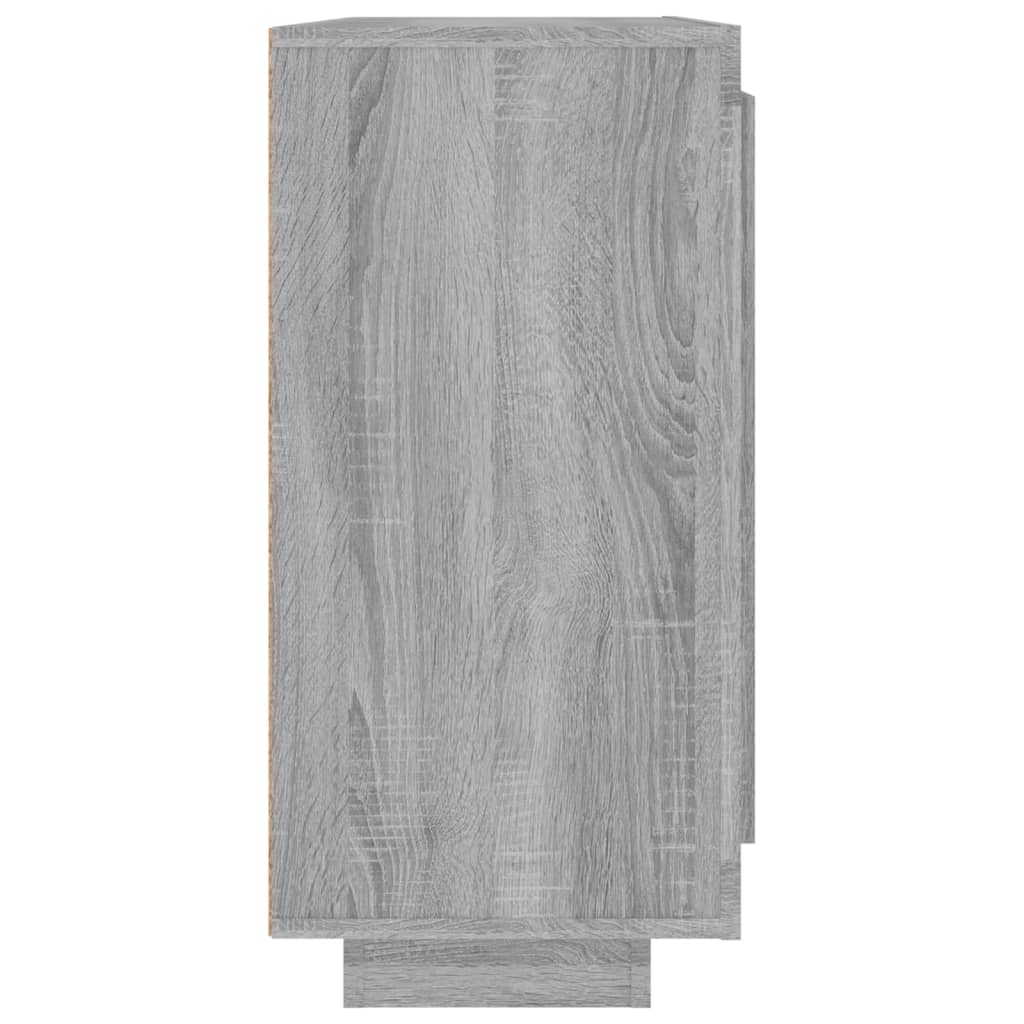 Skænk Grå Sonoma 92x35x75 cm Træmateriale