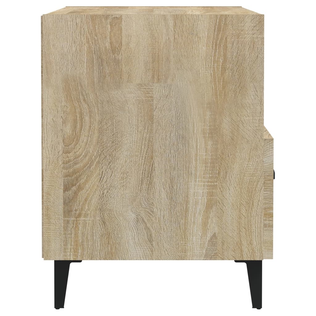 Sengeborde 2 stk Sonoma egetræ materiale