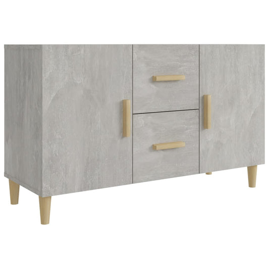 Sideboard Betongrau 100x36x60 cm Holzwerkstoff