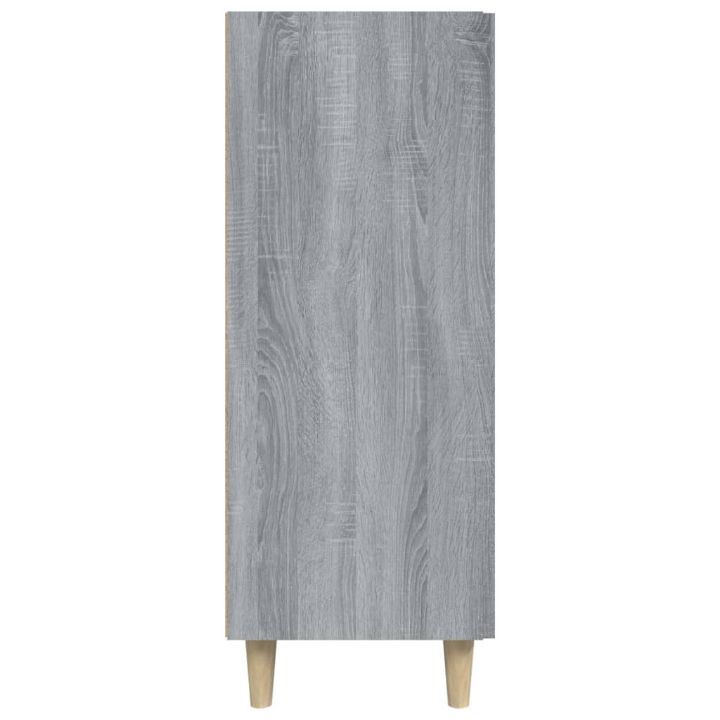 Skænk Grå Sonoma 69,5x34x90 cm Træmateriale