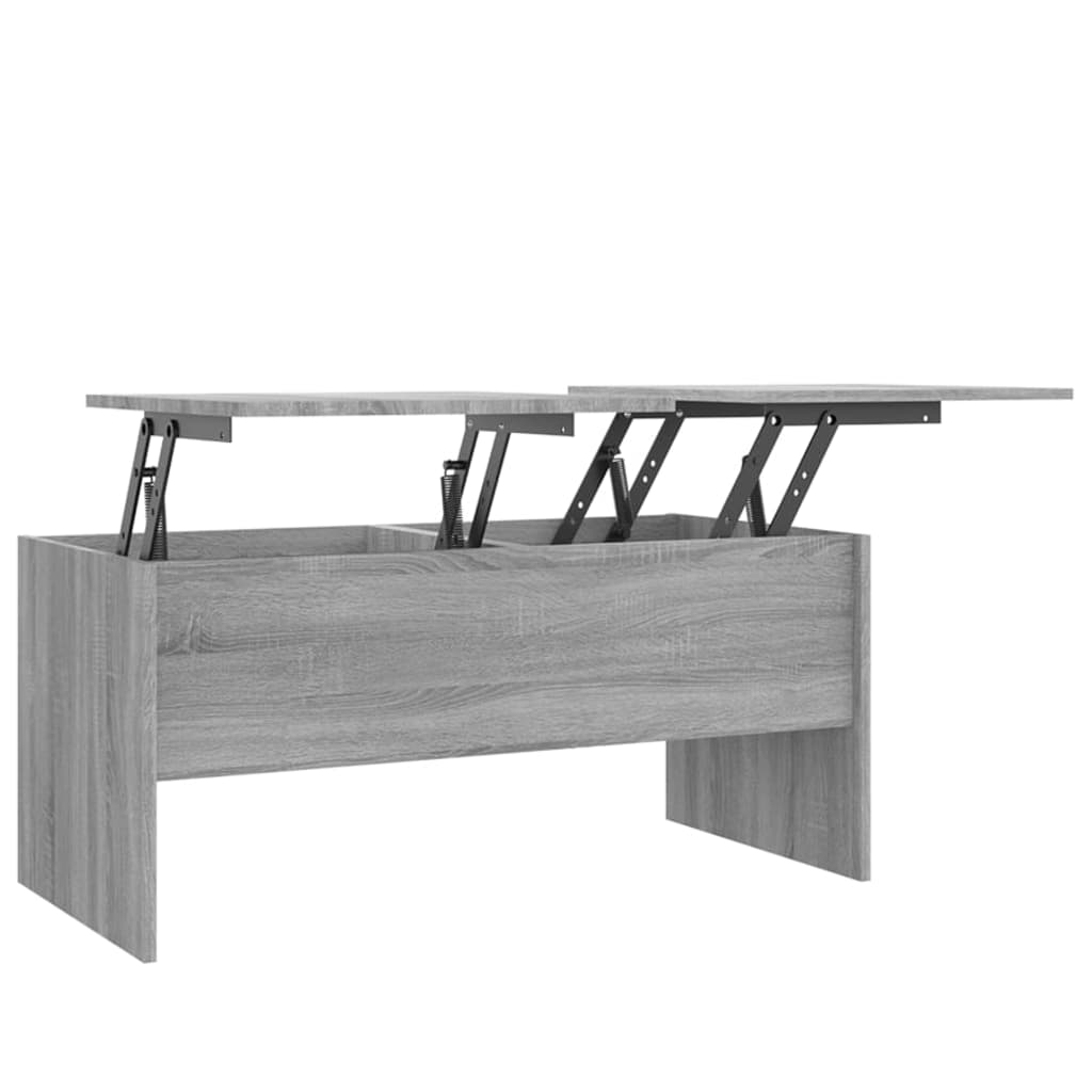 Couchtisch Grau Sonoma 102x50,5x46,5 cm Holzwerkstoff