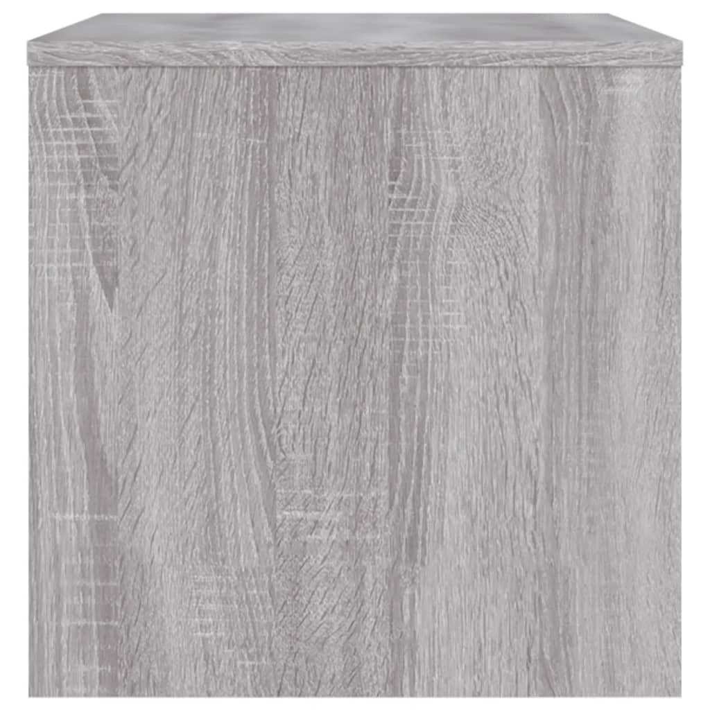 TV-skab Grå Sonoma 80x40x40 cm Træ Materiale