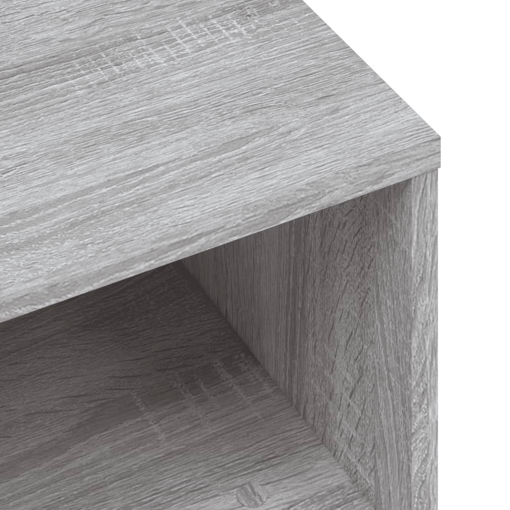 TV-skab Grå Sonoma 80x40x40 cm Træ Materiale