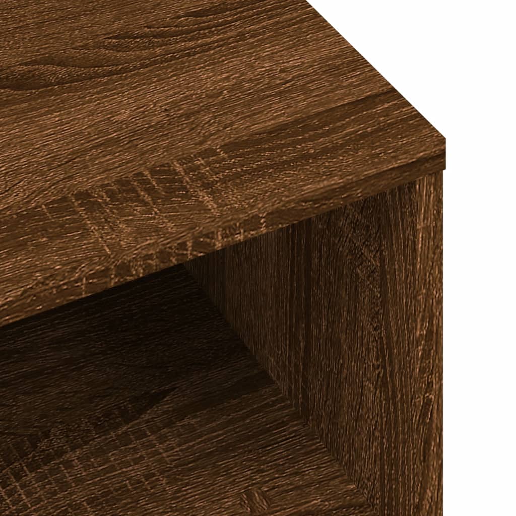 TV-skab Brun Eg Look 80x40x40 cm Træ Materiale