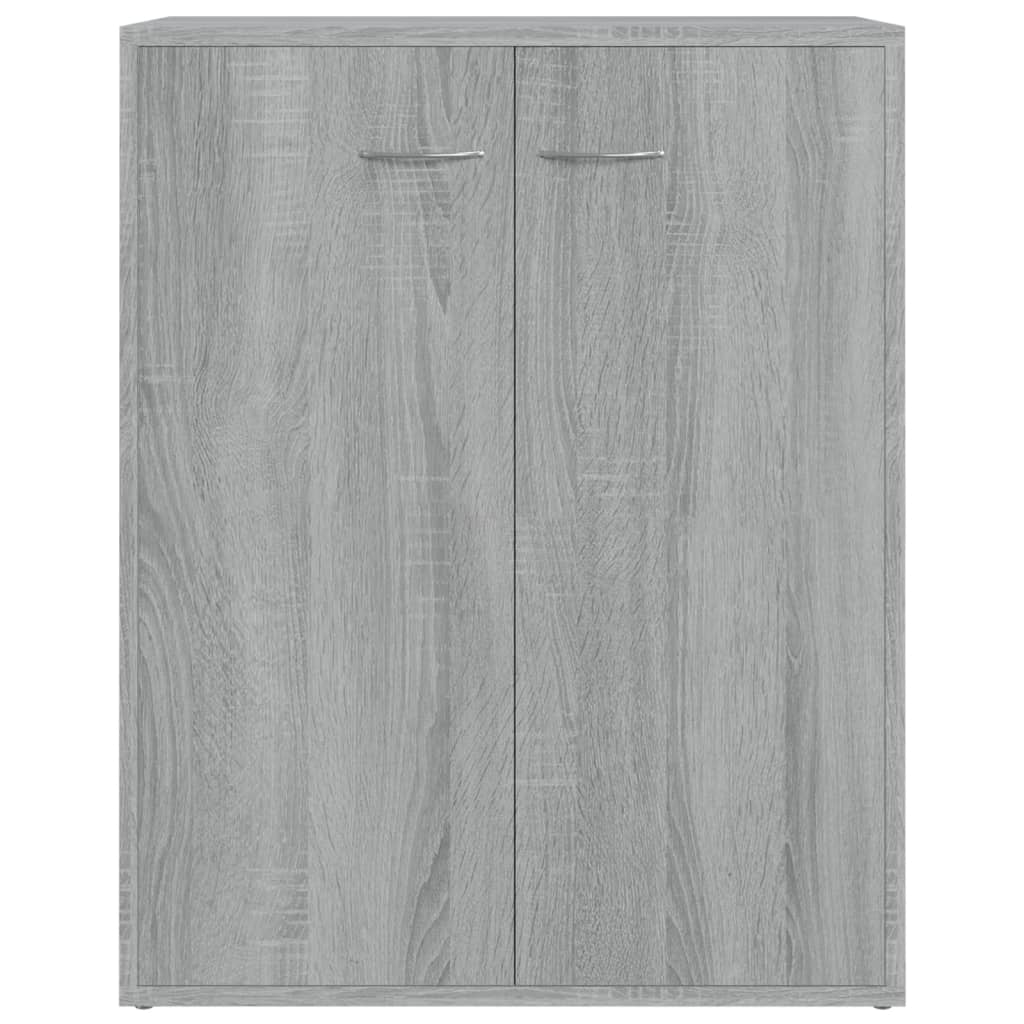 Skænk Grå Sonoma 60x30x75 cm Træmateriale